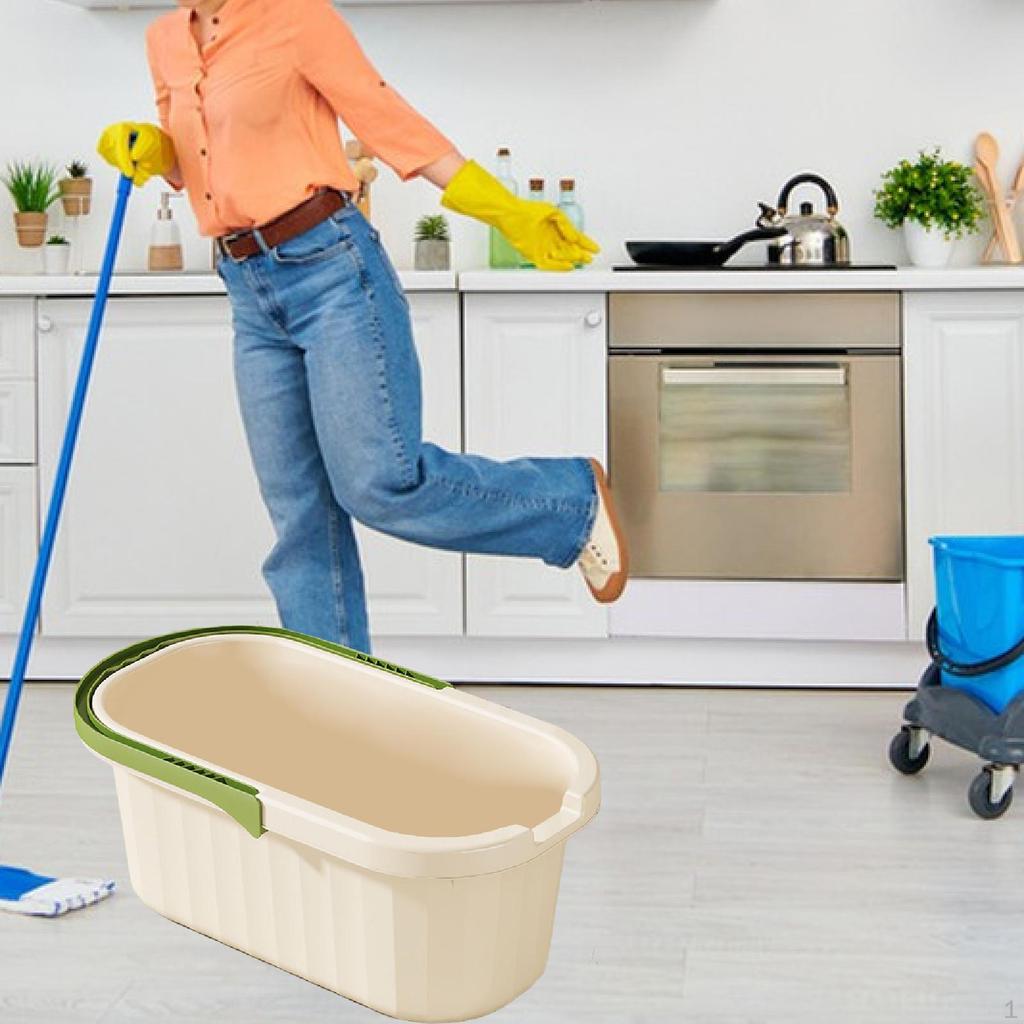 Cleaning Bucket Car Washing Tub Lightweight Multifunctional Water Pot Pail Storage Bin for Beach