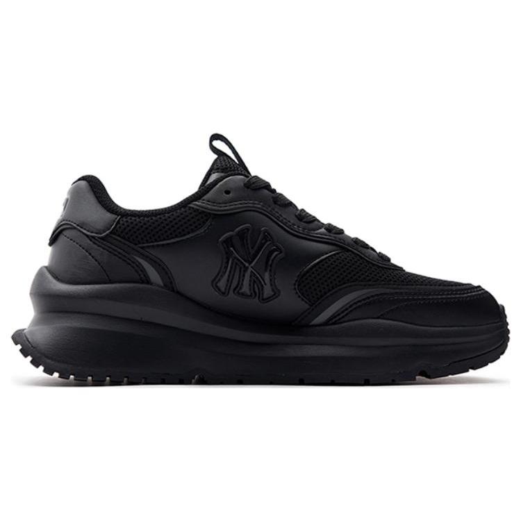 New MLB Chunky Runner Abrasion Resistant Breathable Low Top Casual Running Shoes Unisex Black 3ASHCRL3N-50BKS