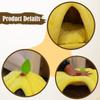 Cat Bed Cave Nest Shelter Comfortable Winter Warm Round Pet Sleeping House for Hamster Bunny
