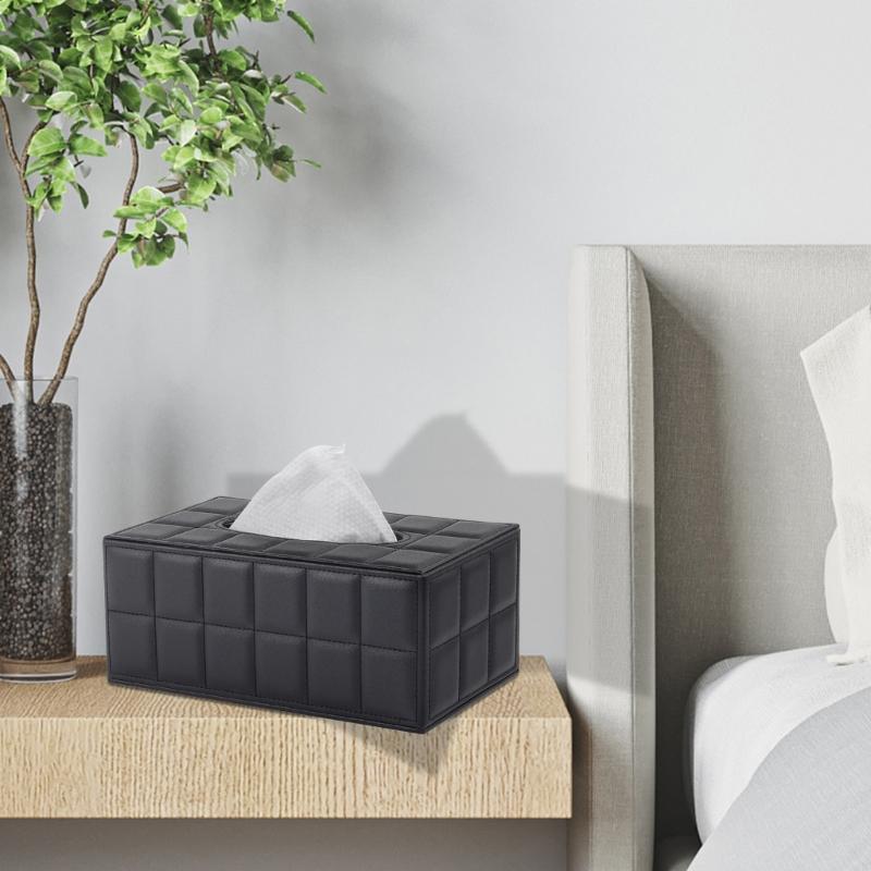 Practical Sturdy PU Leather Tissue Holder Designs for Modern Homes and Multipurpose Use in Any Room Space Saving
