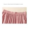 Vintage Embroidered Women's Wide-Leg Pants for Mothers, Summer Thin Elastic Waist Loose Casual Fashion Nine-Point Pants