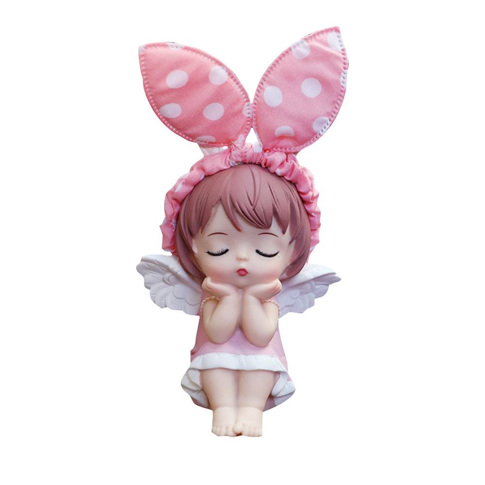 Car Perfume Clip Air Freshener Auto Vent Fragrance Cartoon Solid Parfum Wholesale Cute Angel Doll Automobile Accessories Girl