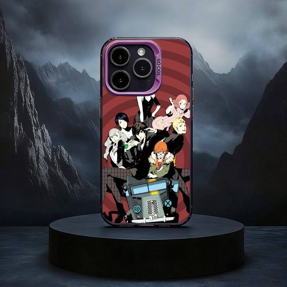 COOL Anime P-Persona 5 Black Candy silver phone case Phone Case For iPhone17,16,15,14,13,12,11 Plus,Pro Max