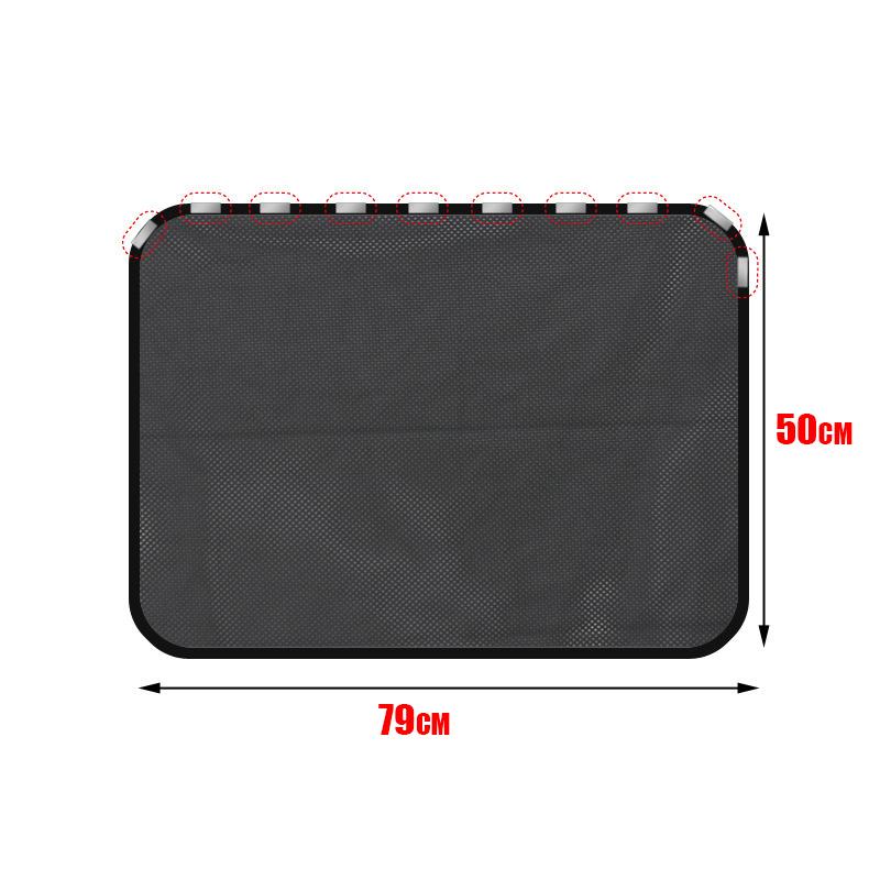 Magnetic Car Sun Shade Anti UV Front Rear Window Sunshield Heat Insulation Plate Blackout Mesh Screen Car Privacy Shield Curtain