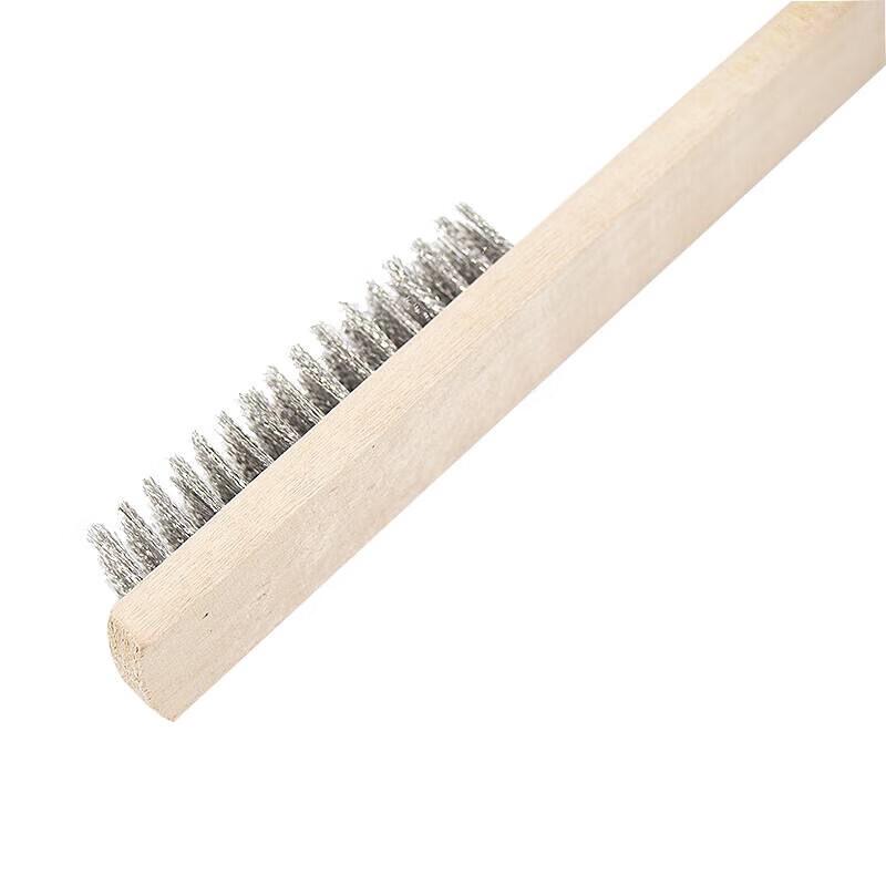 Industrial Wood Handle Steel Wire Brush