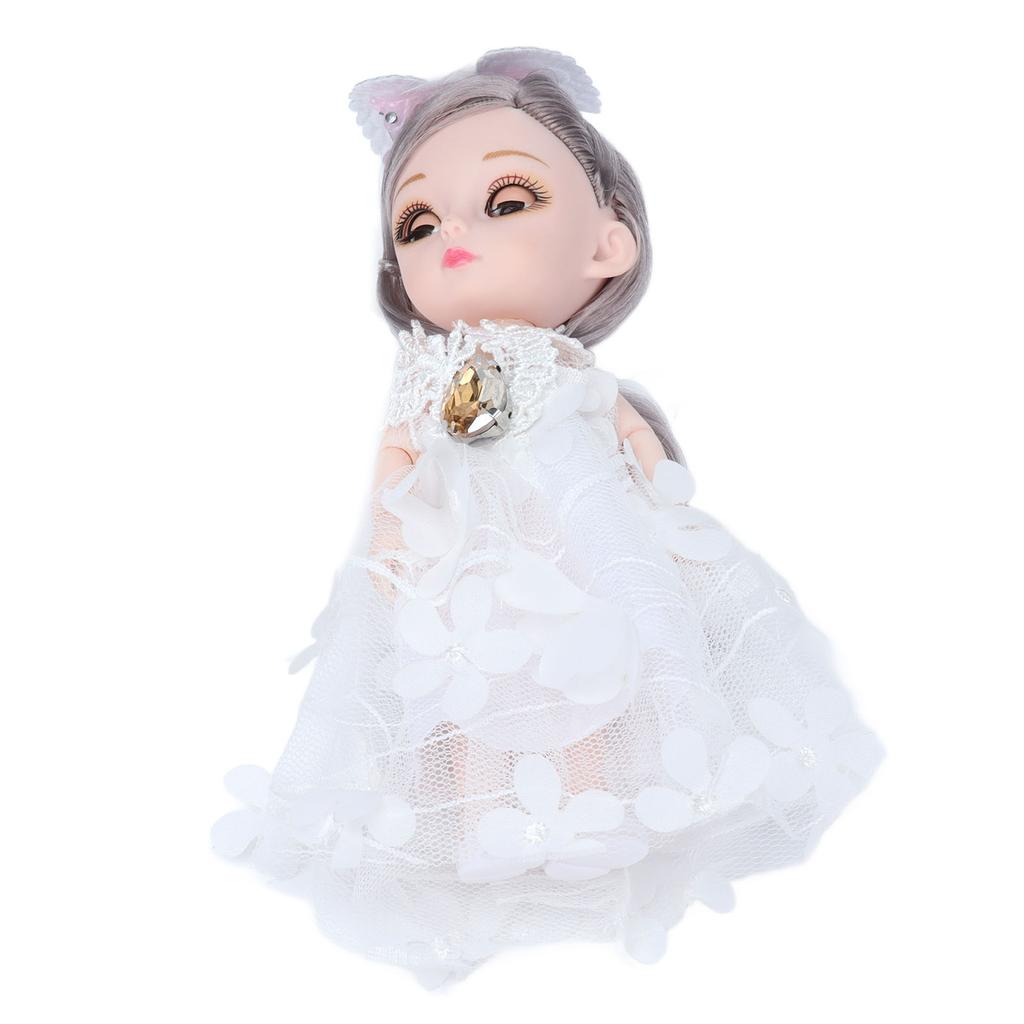 6.7inches Baby Doll Toys Movable Joints Beautiful Dressing Adorable Baby Girl Dolls with Clothes