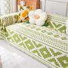 Boho Geometric Throw Blanket Chenille Sofa Towel Cover Both Sides Universal Four Seasons Simple Non Slip Sofa Cushion Cover