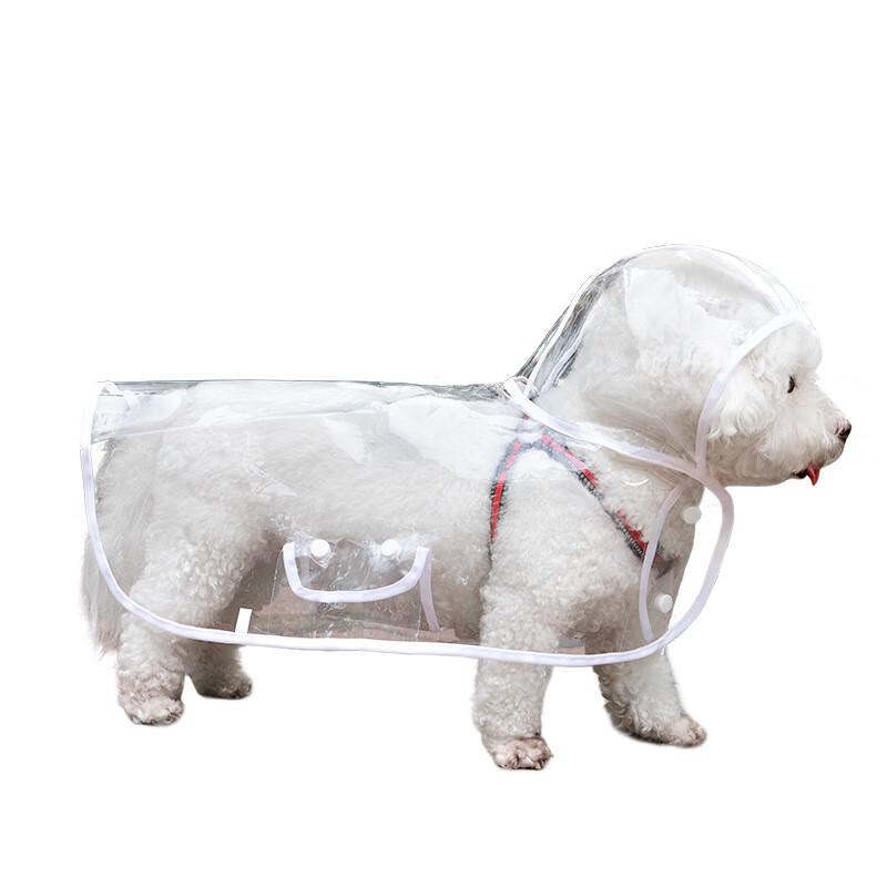 Transparent Cape Dog Raincoat