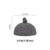 Creative Black Volcanic Stone Art Tableware, Dry Ice Sushi Plate, Cold Plate, Unique Cement Honeycomb Coal Spherical Plate