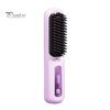 Nano-ceramic Hair Brush Cordless Straightener with 3 Temperature Settings Portable Mini Travel Straightening Comb Rechargeable Fast Heating