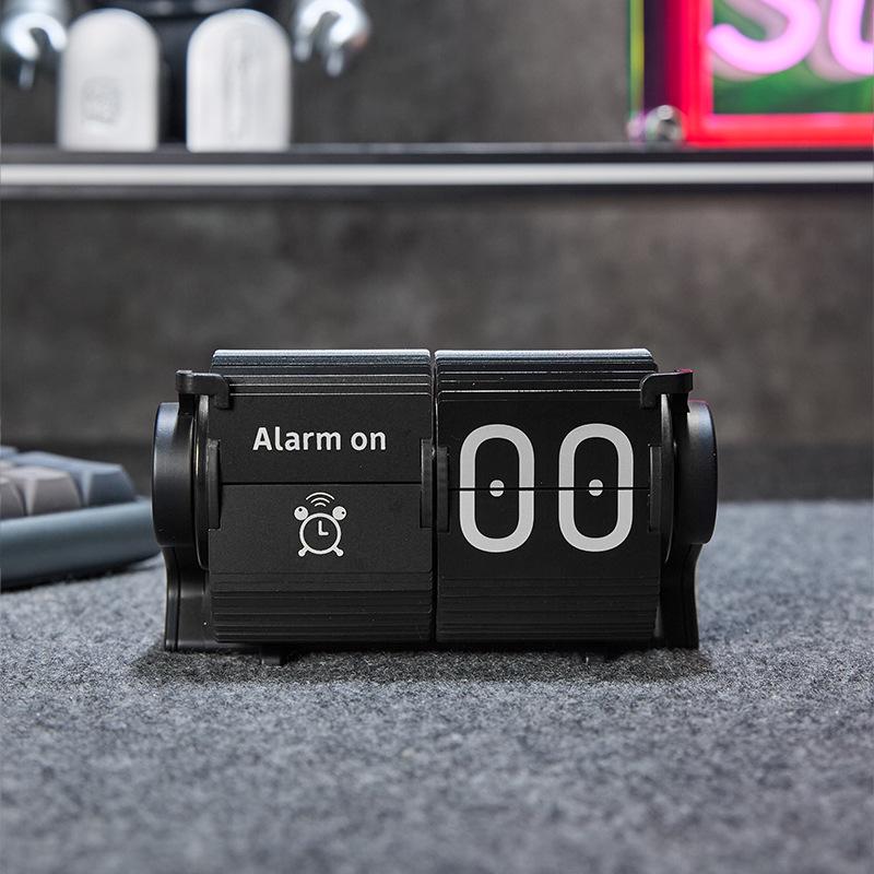 

Creative Multifunctional Desktop Timer: Cute Calendar & Mechanical Page-Turning Alarm Clock