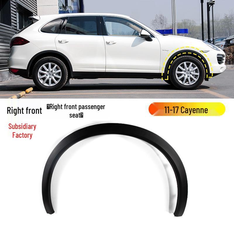 Compatible with 11-17 Porsche Cayenne: Front/Rear Left/Right Wheel Arch Fender Guard