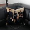 BoyGroup Kpop AALLDAY PPROJECT Cushion Cover Pillow Case Antidustmite Invisible zipper silky plush cushion