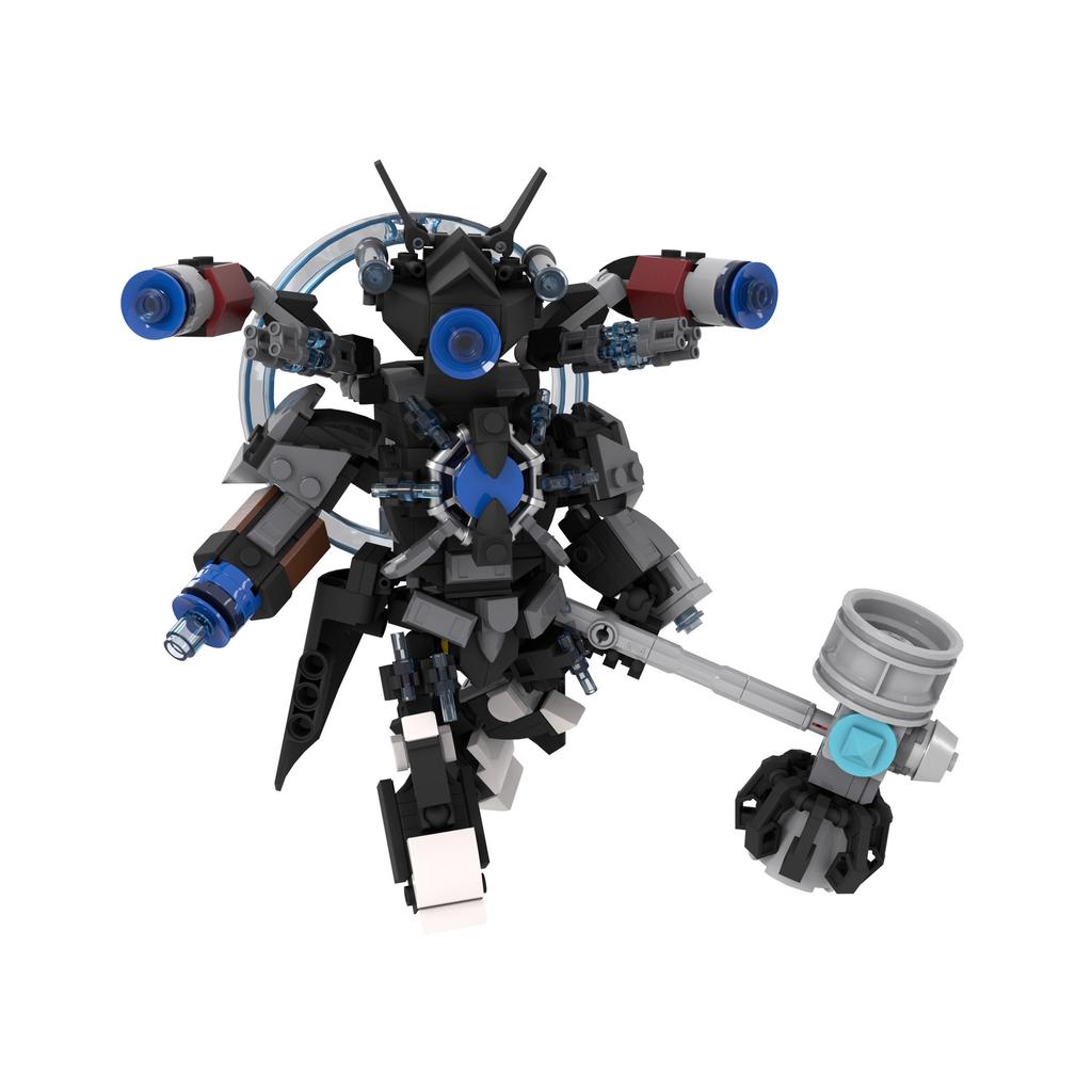 BUilding Block Titan Skibidi Toilet Scrutiny Judgment GUitar Audio Executor 4.0 Upgraded Flame Doomsday Watcher CPU Elite Toy