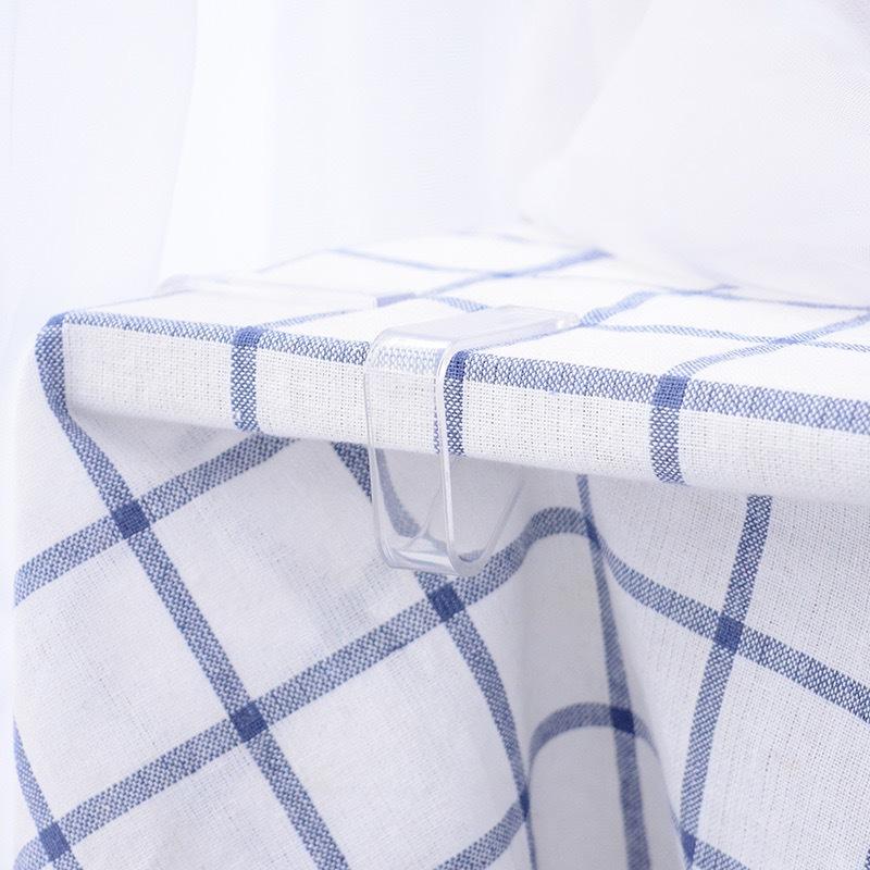 10Pcs Clear Tablecloth Clips Plastic Windproof For Home Kitchen Restaurant Table Weddings Birthdays Tablecloth Accessory