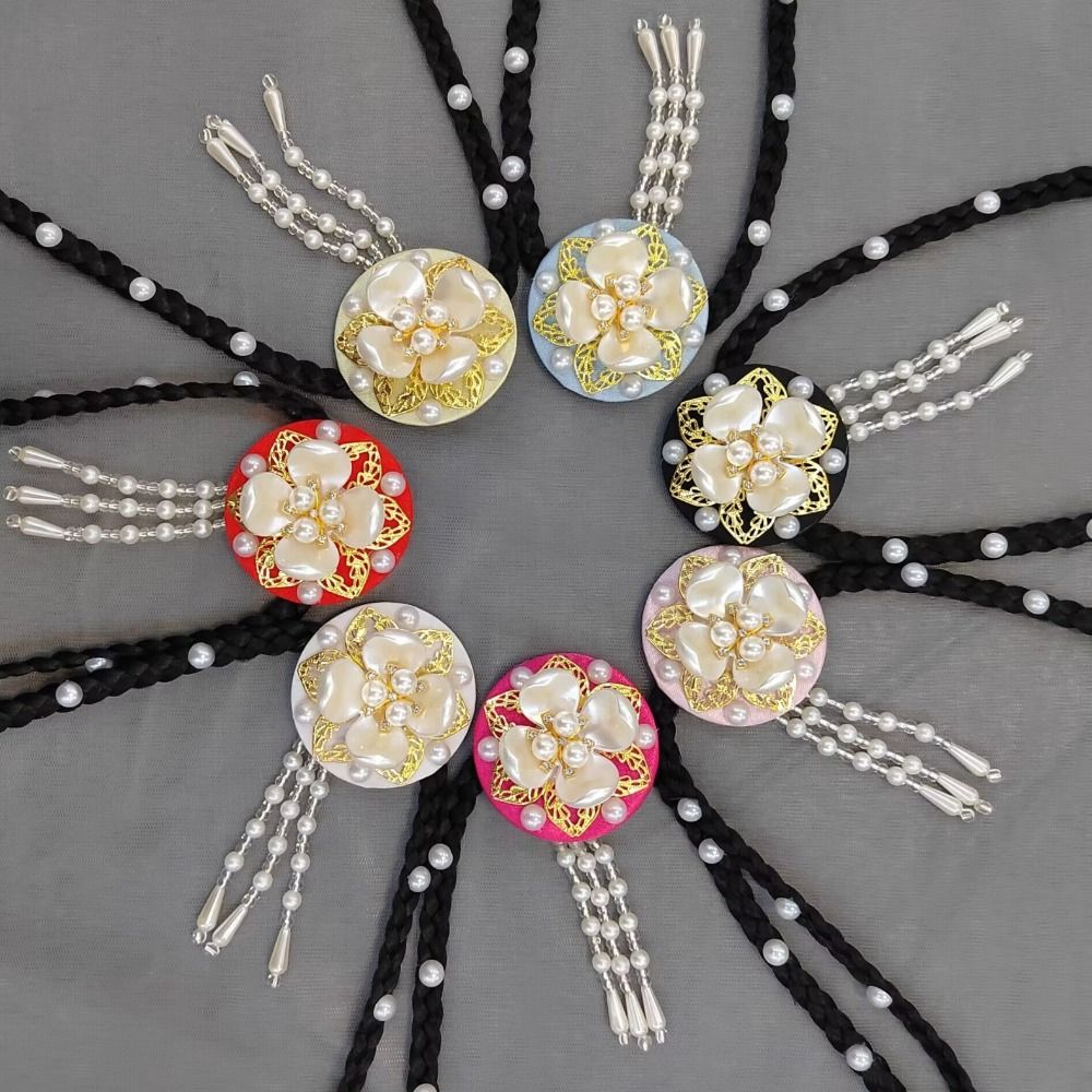 Tassel Korea Ethnic Style Hairband Flower Stage Dance Hair Hoop  Hanfu Accessories