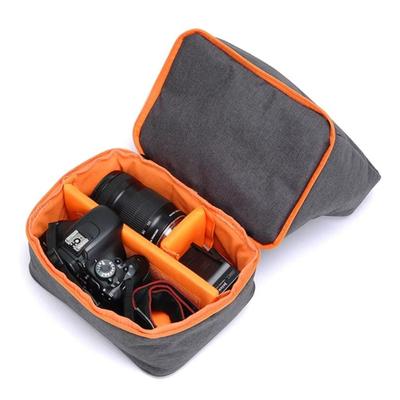 Single Shoulder DSLR Camera Bag Waterproof Padded Divider Photography Bag Lens Pouch Scratch-proof Camera Handbag Outdoor Travel