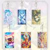 Rayquaza Vaporeon Gengar Charizard Acrylic Keychain Anime Game Characters Self Made Acrylic Pendant Decoration Gift