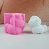 3D Cute Sheep Candle Silicone Mold Lamb DIY Aromatherapy Candle Gypsum Clay Resin Mold Goat Soap Mold Home Decoration Gifts
