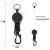 Multi-Functional Retractable Keychain Carabiner with Stainless Steel Wire Rope - Easy-Pull, Anti-Lost, Anti-Theft Fishing Buckle.