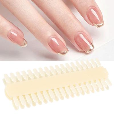 Practice Manicure Carry Easily Excellent Ultra-Light Clear Nail Art Color Display False Nail Tips Nail Polish Display Board