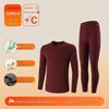 Men's Tencel Lyocell & Cotton Thermal Underwear Set: Antibacterial, Plus Velvet, Autumn Round Neck Top & Trousers