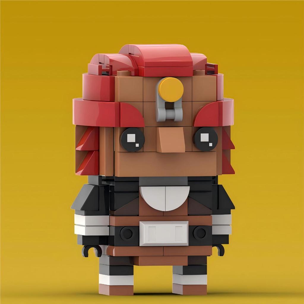 Brick Small Particle Ocarina Of Time Character Collection Brickhead Series Educational Men's Plug-in Toy