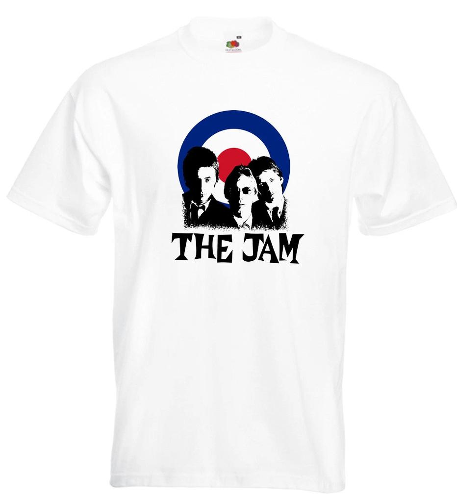 The Jam T Shirt Mod Target Paul Weller Bruce Foxton Rick Buckler Tube Station