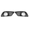 W204 Car Front Fog Light Grille Lamp Cover HONEYCOMB MESH For Mercedes For Benz C-Class W204 2007-2010 A2048850353 A2048850253