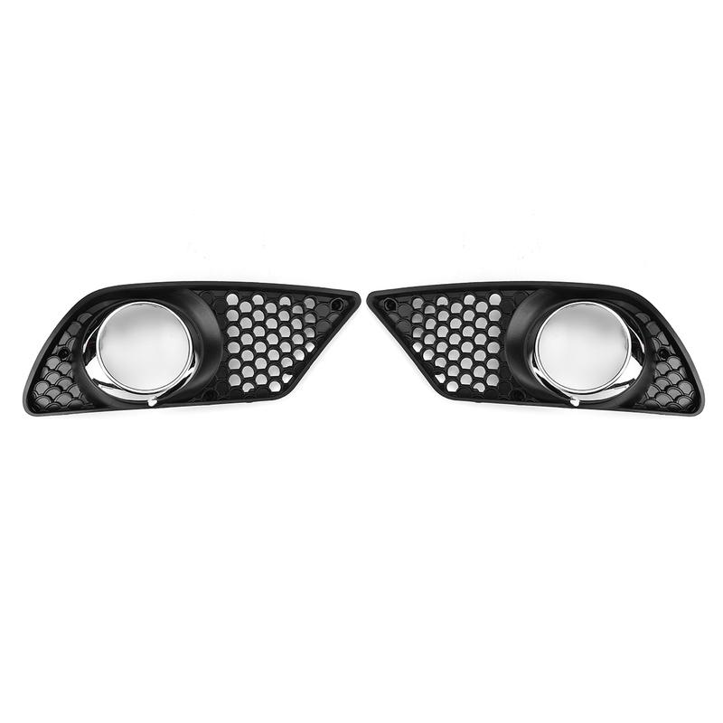 W204 Car Front Fog Light Grille Lamp Cover HONEYCOMB MESH For Mercedes For Benz C-Class W204 2007-2010 A2048850353 A2048850253