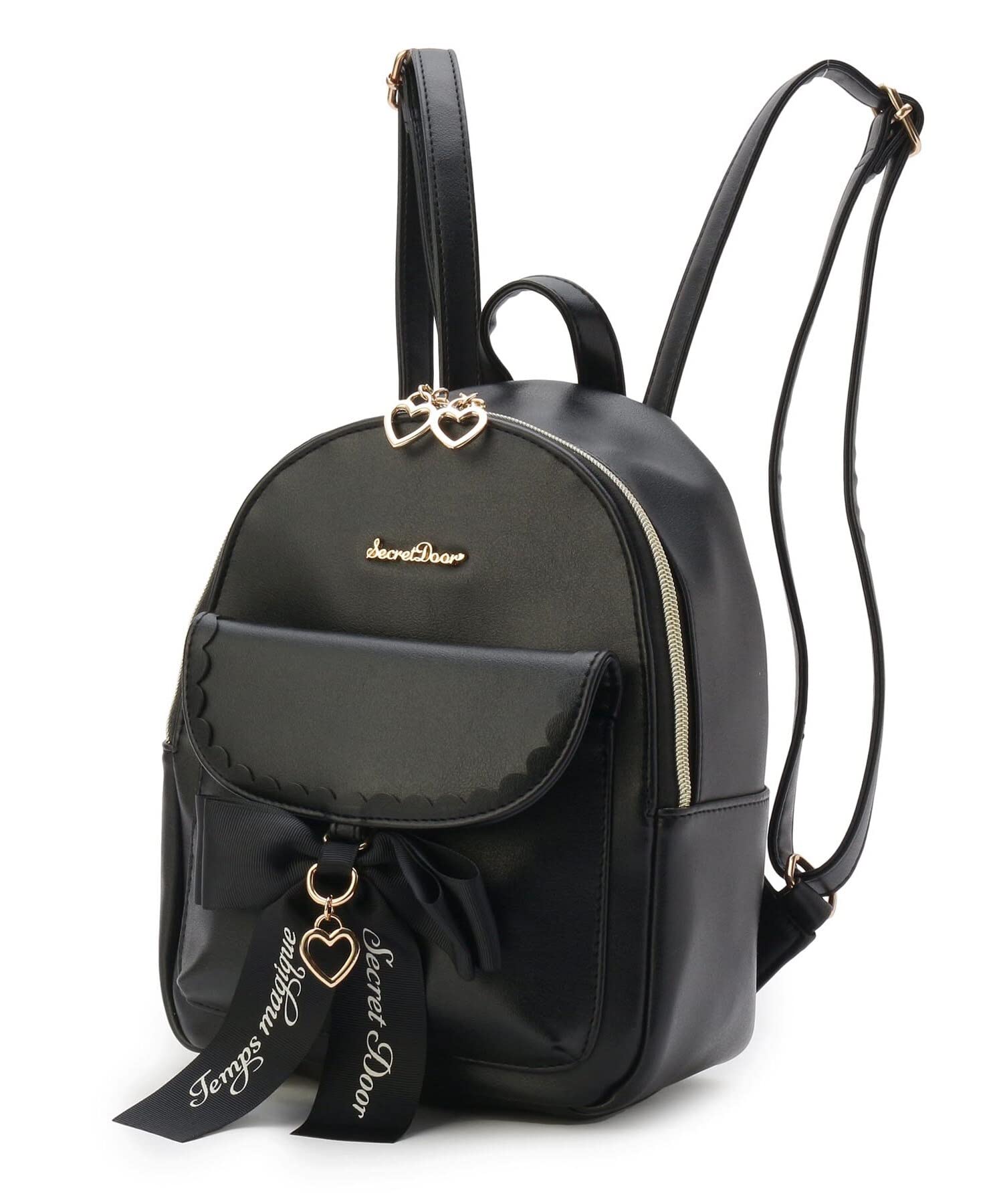 

Reborn Company Ribbon Mini Backpack Black [Butter] чорний