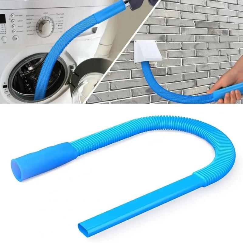 Dryer Vent Cleaning Pipe Multifunctional Vacuum Hose for Lint Removal Flexible Connector Fits Most Washing Machines