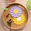 Flower Heat Resistant Silicone Mat Drink Cup Coasters Non-slip Pot Holder Table Placemat Kitchen Accessories Coasters Pads