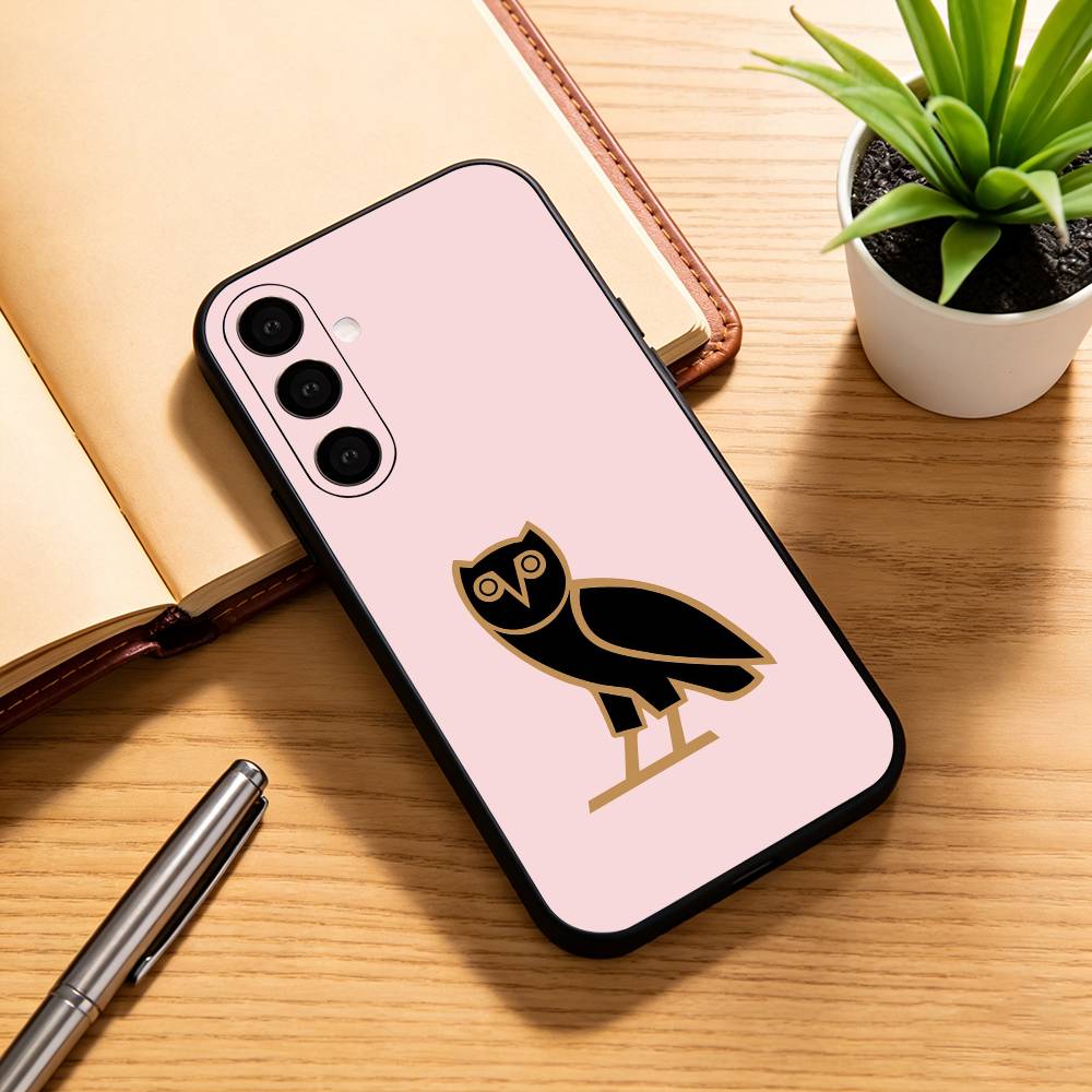 OWL-l D-Drake OvO   Phone Case For Samsung Galaxy A73,A72,A71,A70,A53,A52,A51,Soft Silicone Black Cover