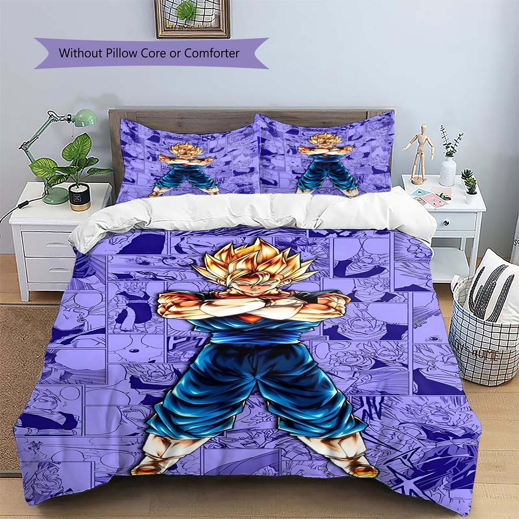 Set Copripiumino Trapuntato con Fantasia Cartone Animato Federa Decorazione per la Casa Regalo di Compleanno (1 * copripiumino + 2 * federa, senza nucleo)