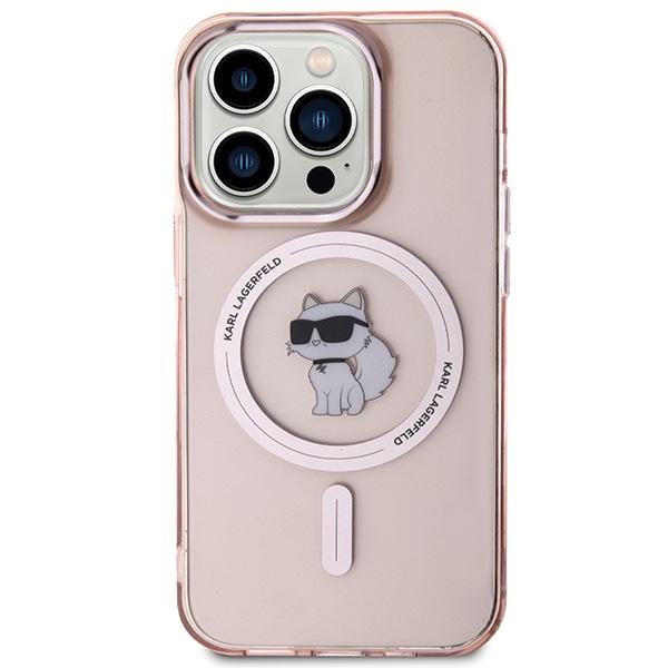 Karl Lagerfeld Klhmp15Lhfccnop Iphone 15 Pro 6.1 Różowy/Pink Hardcase Iml Choupette Magsafe
