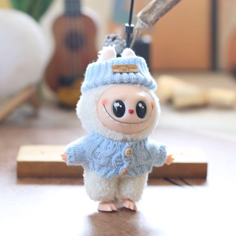 Cute, Labubu Cloth Decoration, Labubu Doll Clothes, Second Generation, Vinyl, Doll Clothes, Doll Sweaters, Replacement Set