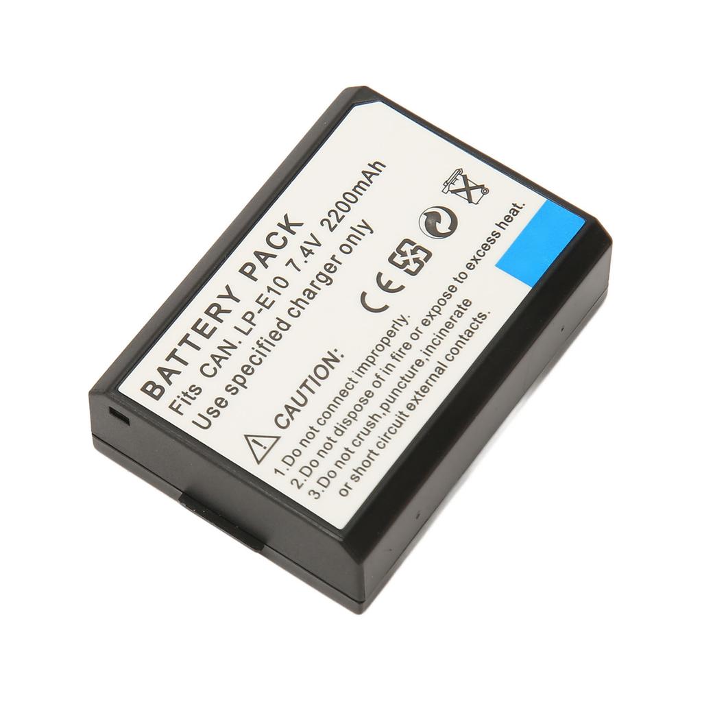 LP E10 Lithium Ion Battery Professional 7.4V 2200mAh Camera Replacement Battery for 1300d 1100D