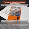 Creative Art Mechanical Printing Tempered Glass Phone Case for Samsung Galaxy S25 Ultra S24 S23 Plus S22+ S21 S20 FE Hard Cover