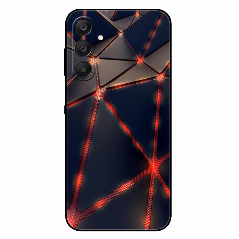 For Samsung A17 5G Case Black Silicone Soft Fashion Animal Back Cover For Samsung Galaxy A17 5G TPU Coque Cute Protective Bumper