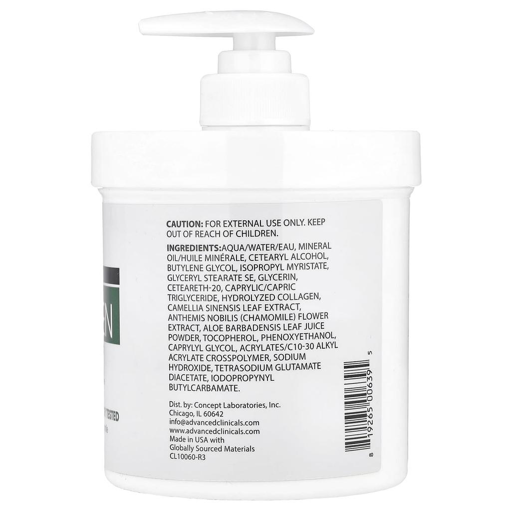Collagen Skin Rescue Cream, 454G(16Oz)