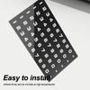 1Pc Solar Car Phone Number Plate Led Lighting Temporary Parking Card Hidden Plates Car Park Stop Multiple Number Parking Gadgets