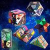3D Flips Magic Cube Geometric Changeable Cube Fidget Toys Development Puzzle Games Children Stress Anxiety Relief Gift For Kids