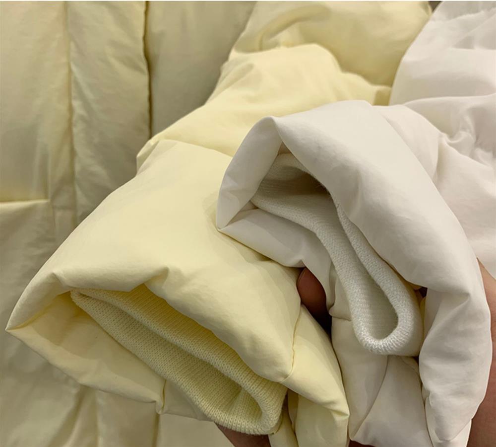 2025 Women's Korean Style Mid-Length Down Jacket - Thickened Stand-Up Collar White Duck Down Winter Coat