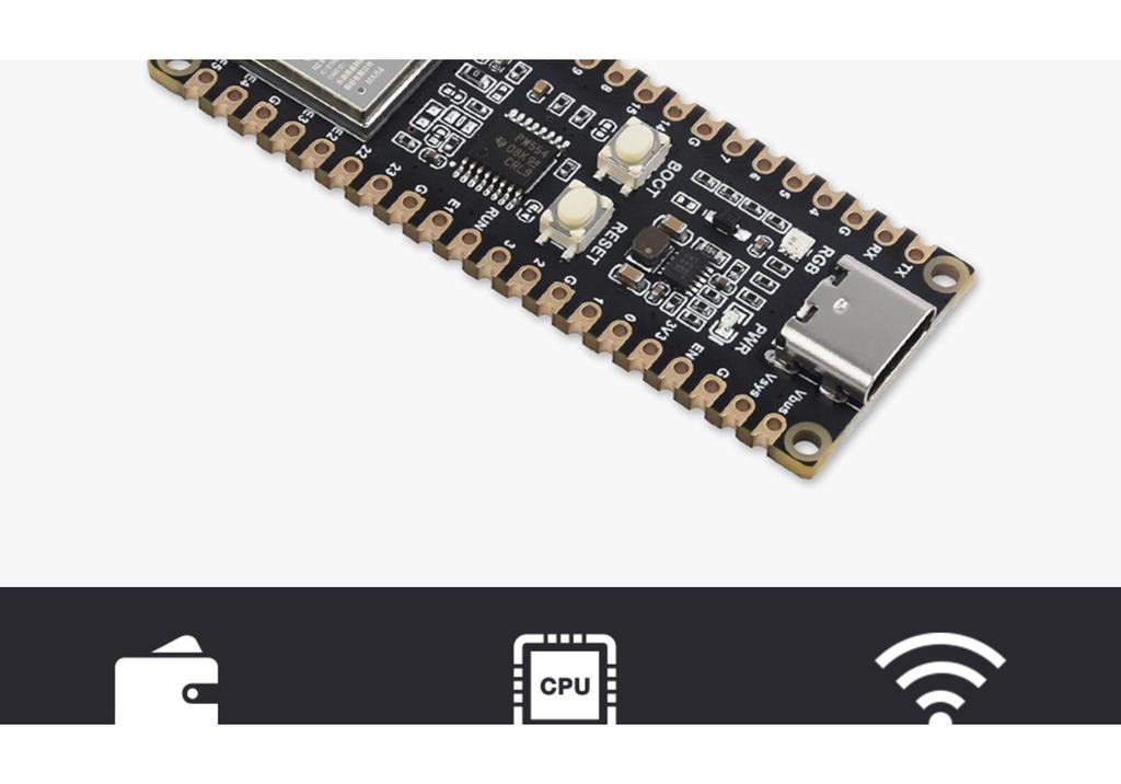 ESP32-C6 WiFi 6 Development Board with 160MHz Processor and ESP32-C6-MINI-1 Module