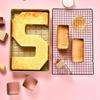 Number And Letter Cake Mold Set Stainless Steel Alphanumeric Cake Pan Refrigerator Safe Baker Essentials