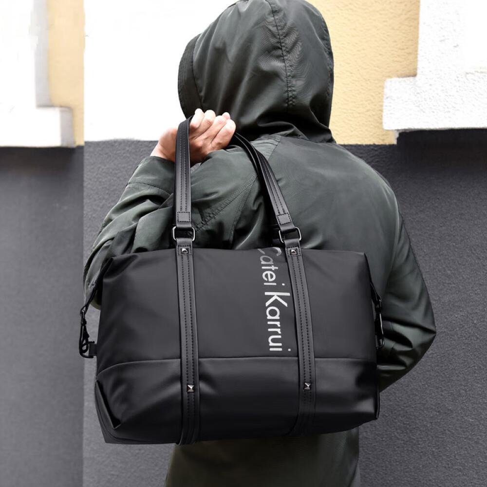 Men's travel bag Portable business trip large capacity luggage bag short travel storage bag length 46cm wide 22cm high 26cm