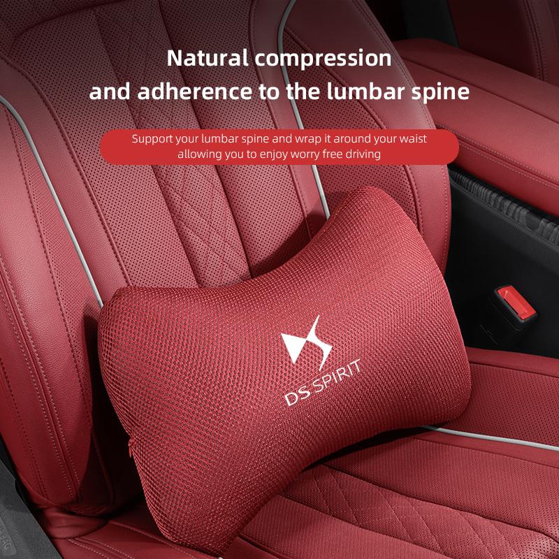 Araba Koltuğu Boyun Baş Desteği Bel Yastığı Buz İpek Yastık DS SPIRIT DS3 DS4 DS4S DS5 5LS DS6 DS7 DS9 WILD RUBIS E-Tense İçin