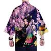 Demon Anime Slayer Kimetsu No Yaiba Cosplay Loose Haori Kimono Robes Coat Tops