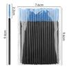 Pack of 50 Mini Disposable Spiral Eyelash Brushes - Fine Head & Straight Head Comb